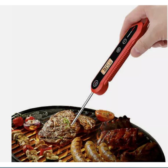 ThermoPro Cooking Thermometer Bundle LCD, Alarm, Preset Temp, 500 FT - Picture 6 of 11